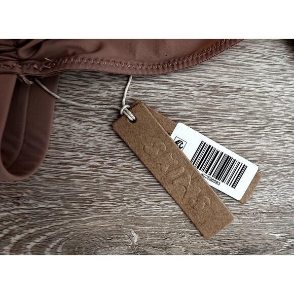 Skims | Mesh Plunge V Bra Bralette | Brown/Tan | NWT | SZ 2X - Picture 2 of 6